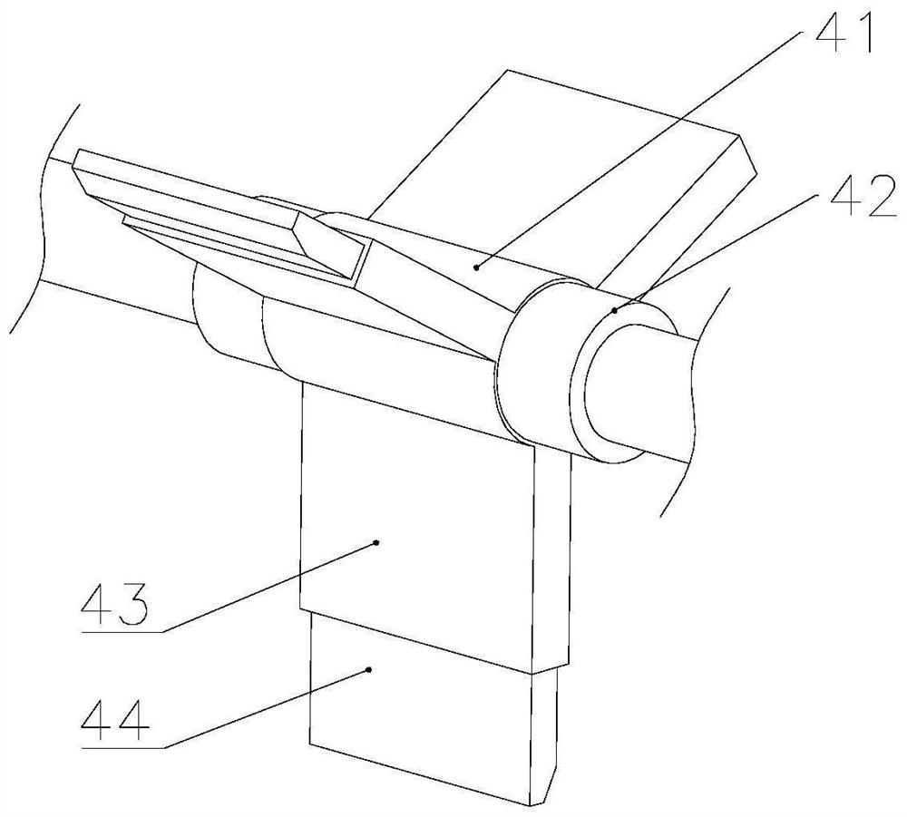 Rotary kiln with material turning function