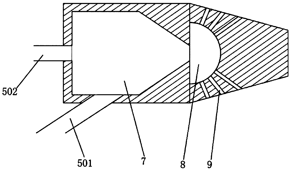 Liquid-state fuel expansion fission device and liquid-state fuel expansion fission method