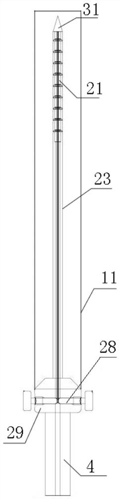 A flexible probe assembly for cryotherapy of human tumors