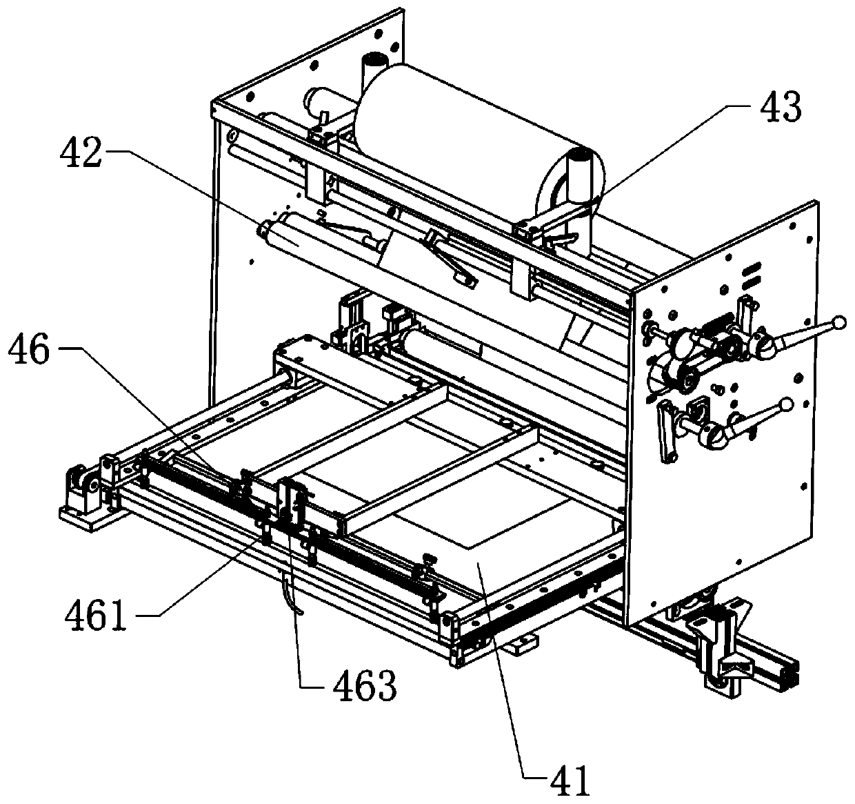 Automatic paper wrapping machine for article