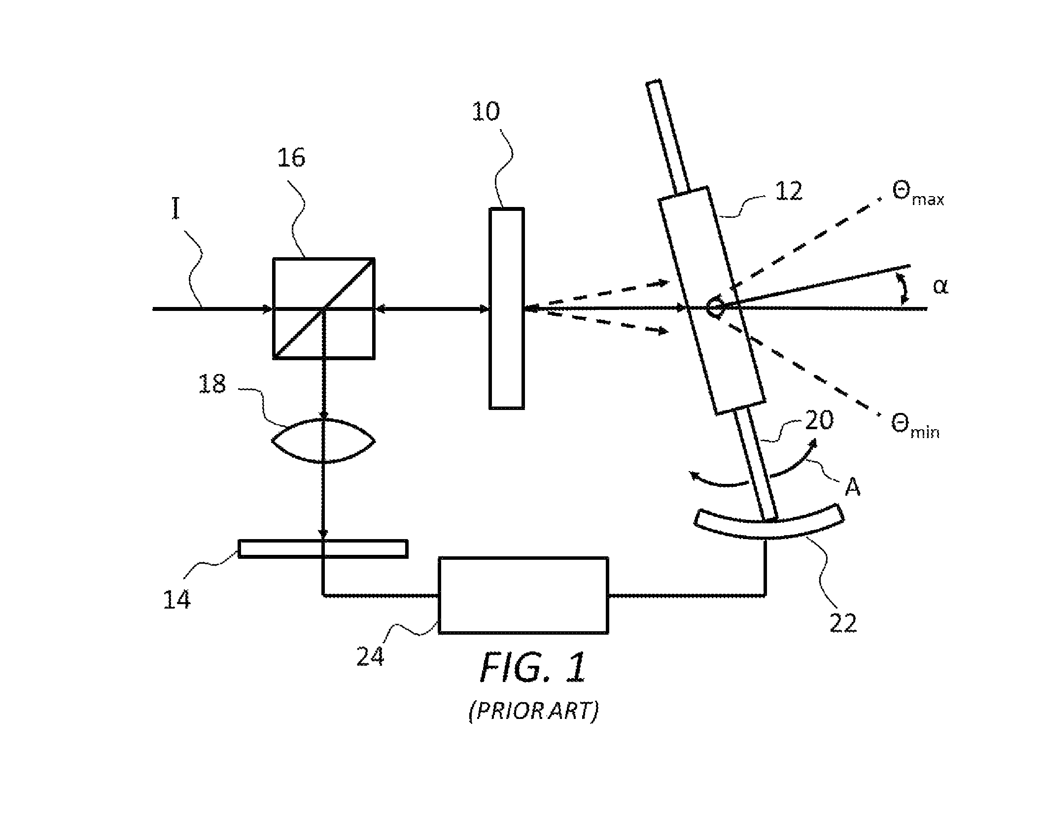 Optical spectrum analyzer actuated by voice coil