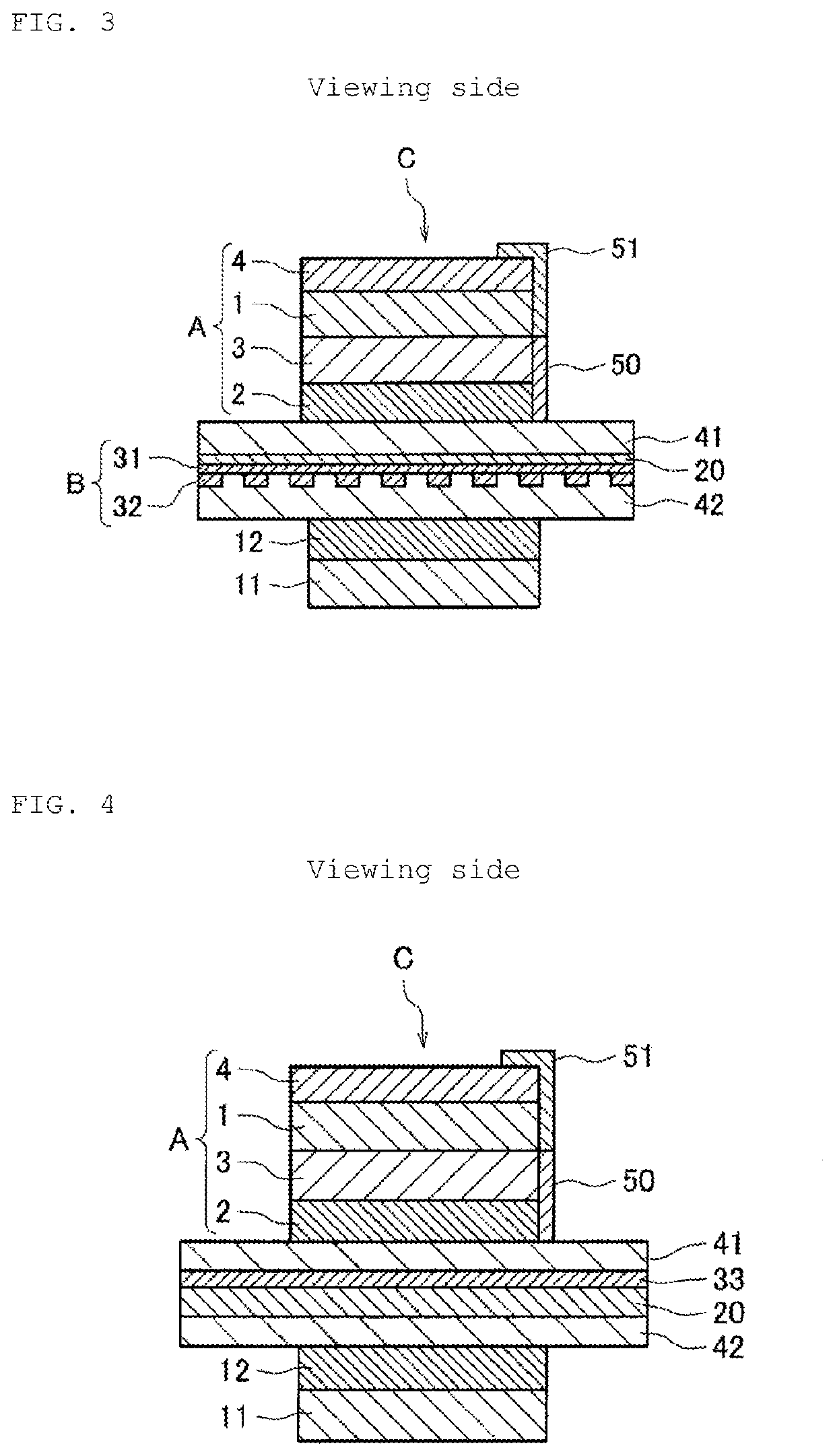 In-cell liquid crystal panel and liquid crystal display device