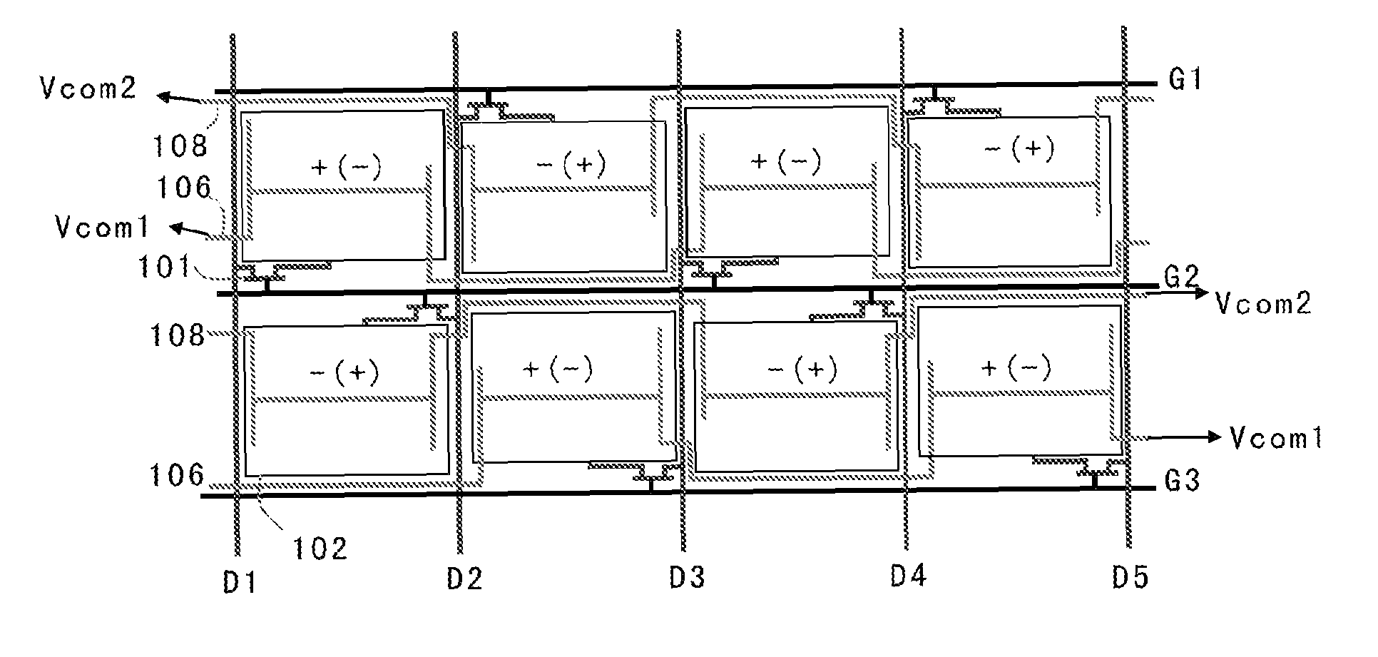 Liquid crystal panel, liquid crystal display, and driving method thereof