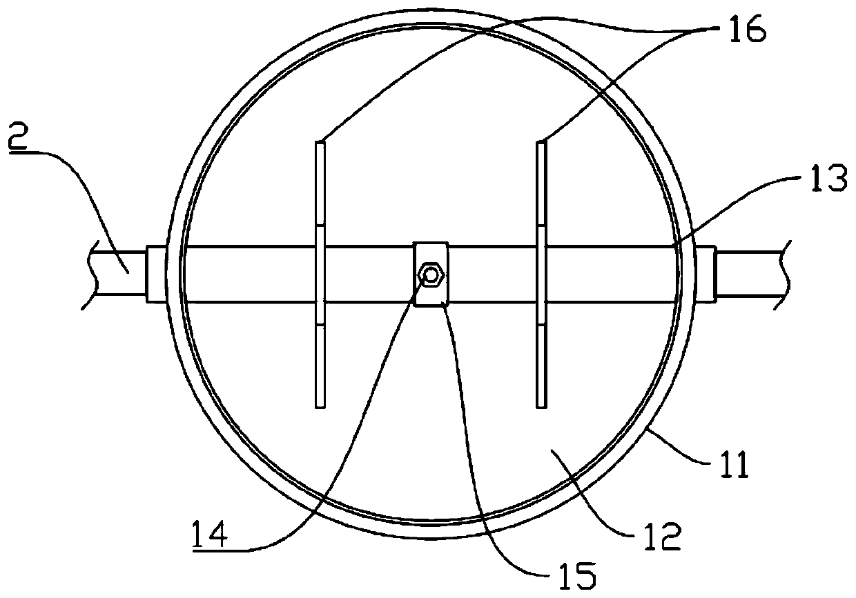 Regulating valve and desulfurizing tower