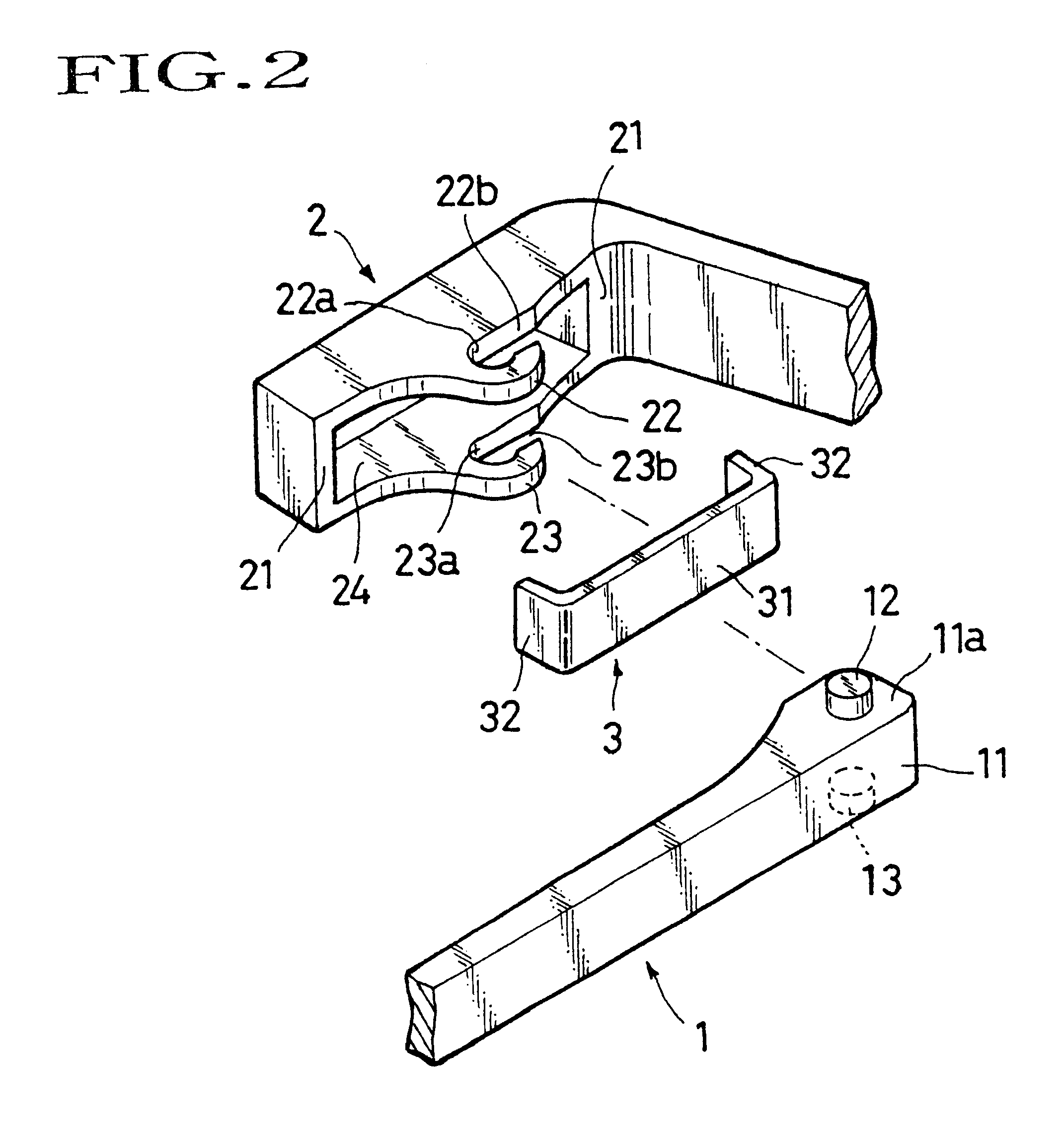 Link structure between a temple arm and a bracket for eyeglasses