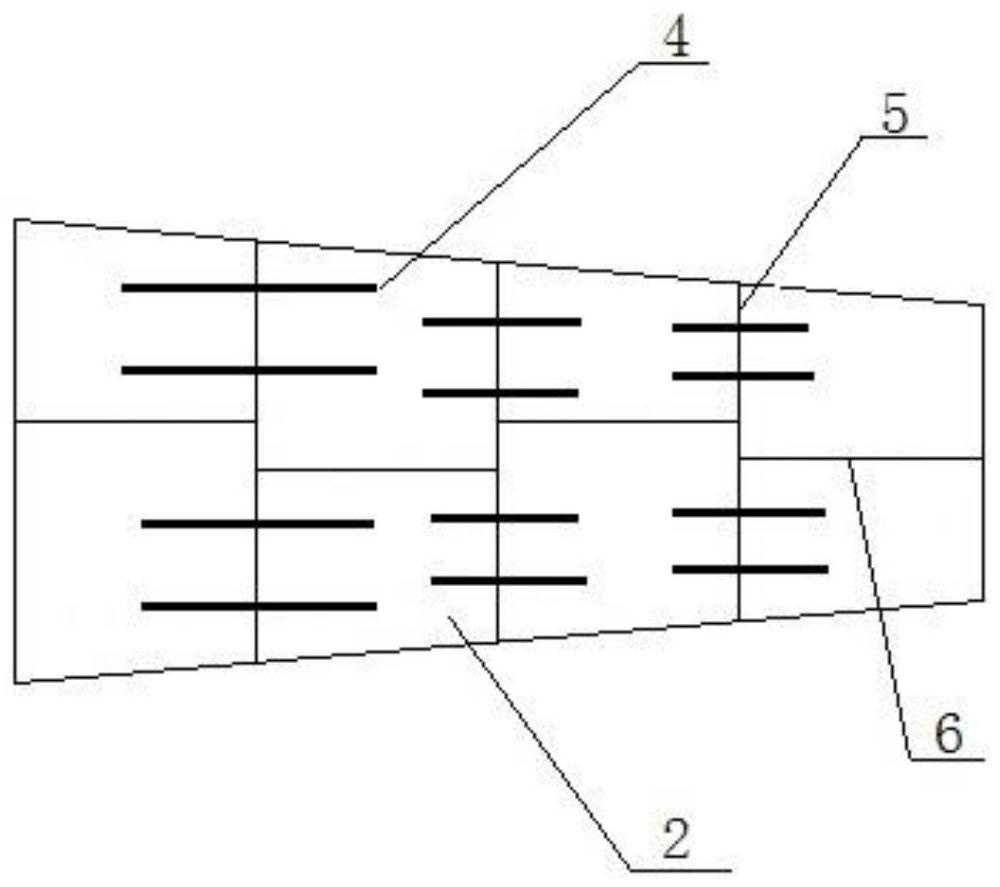 Bracket structure for chute area of dry quenching furnace