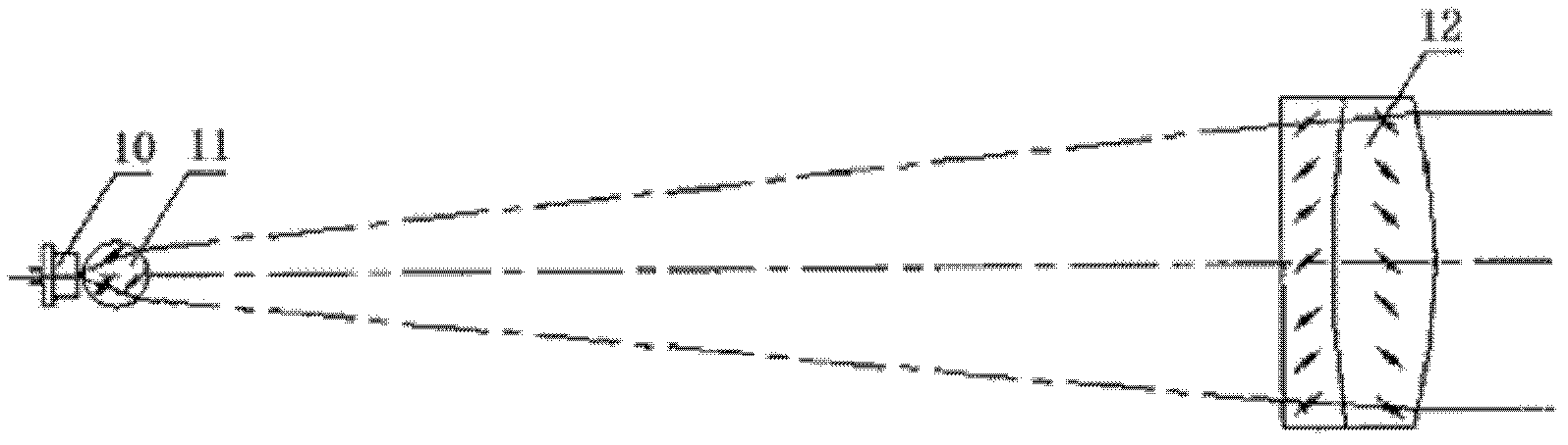 Light source device, method for generating light source, and laser projector including light source device