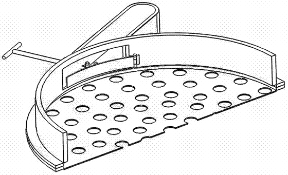 Screening assembly with blocking mechanism