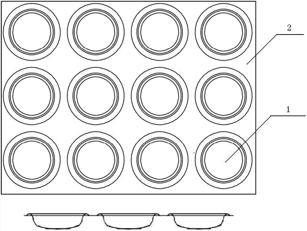 Reverse typing colloidal gold kit for ABO blood groups and preparation method thereof