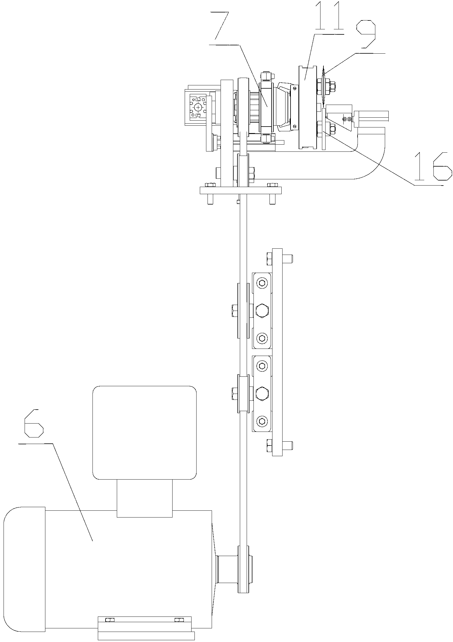 Lead delay element rotary cutter