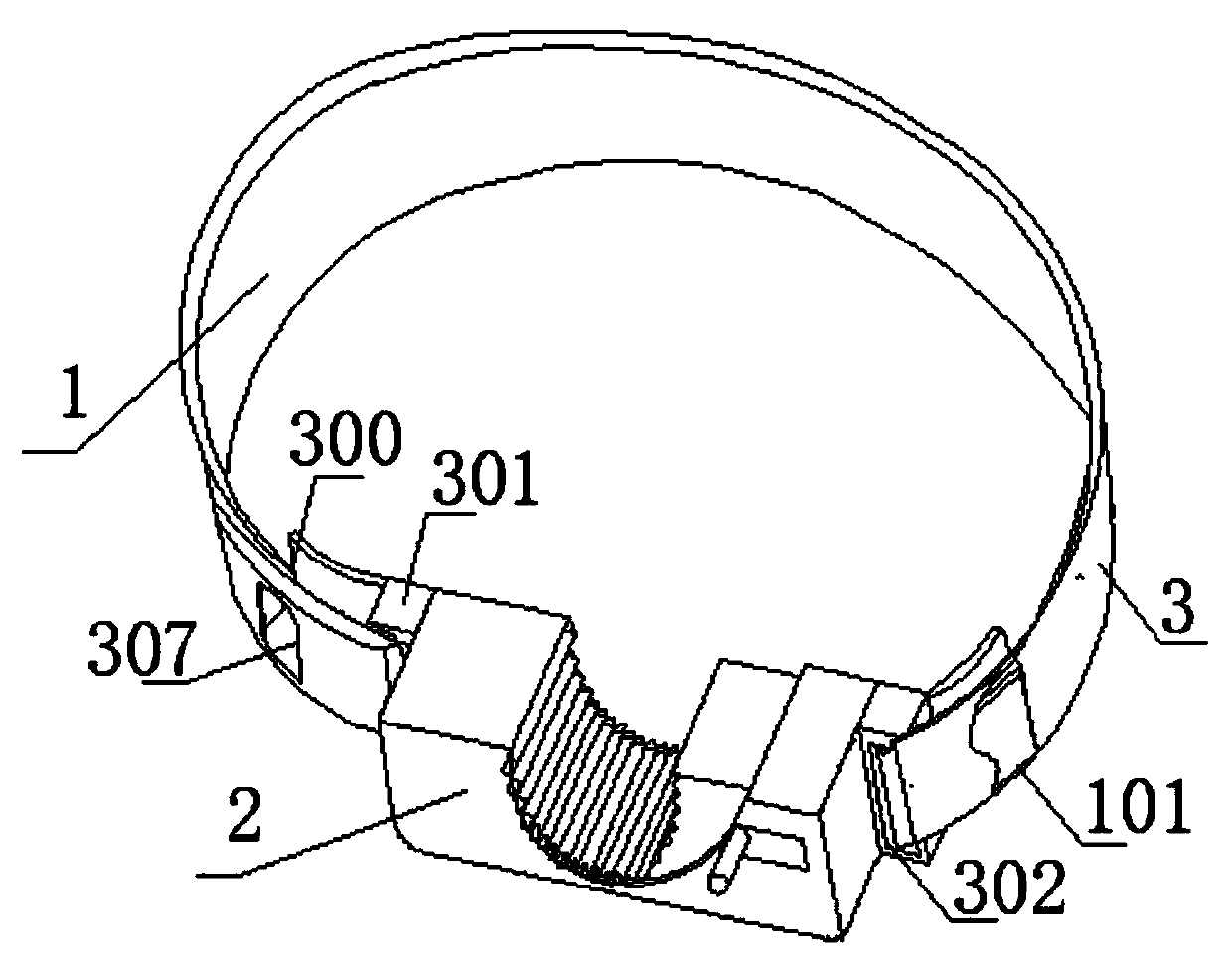 Trachea cannula fixing apparatus for burn department