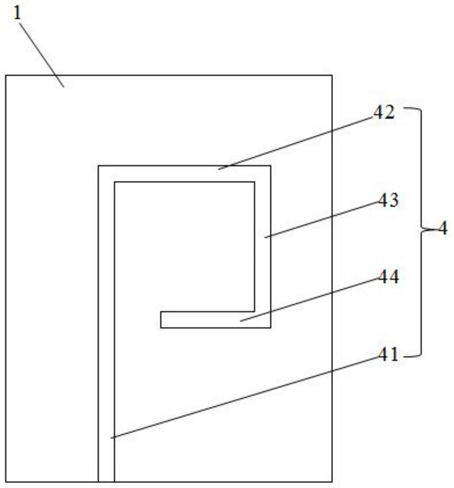 A notch antenna with a slot structure and a gateway device having the antenna