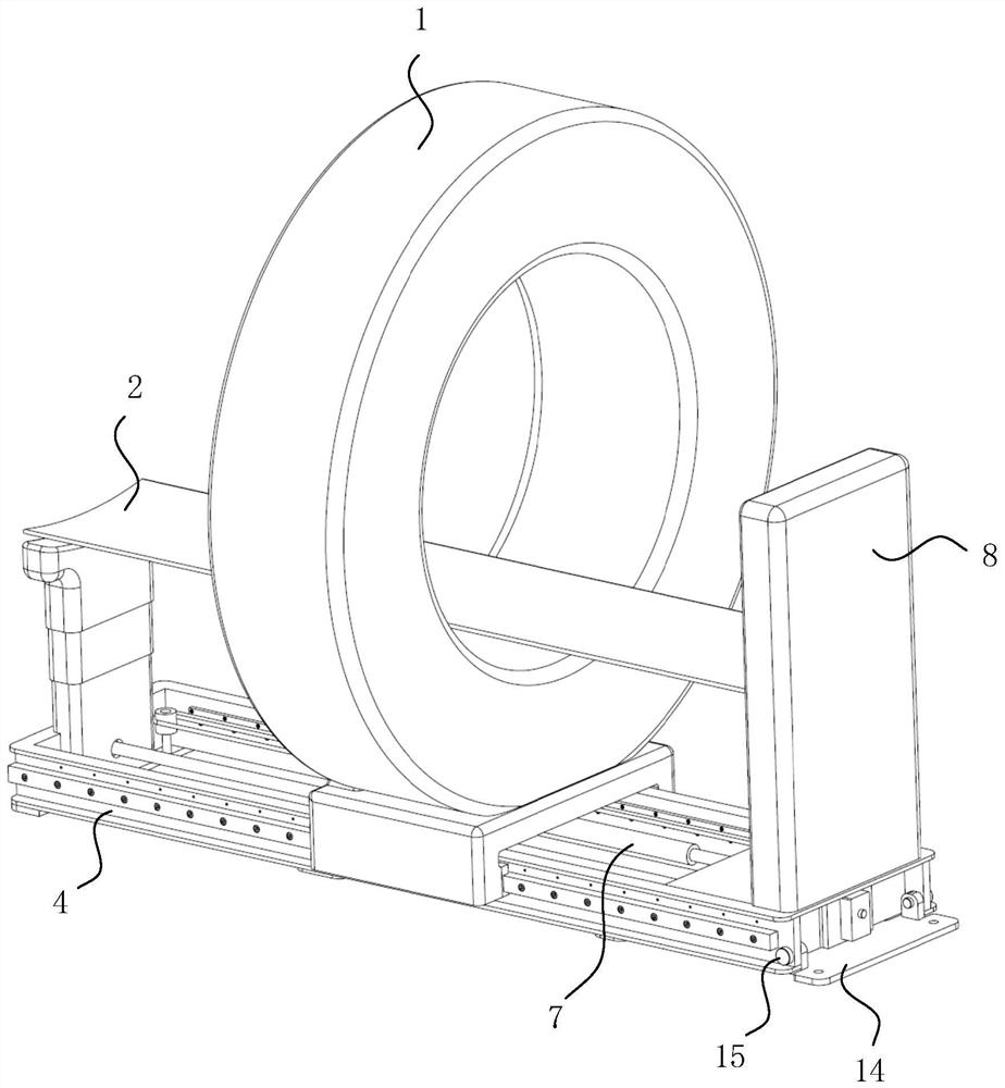 CT scanning turnover structure, CT scanning device and CT scanning system