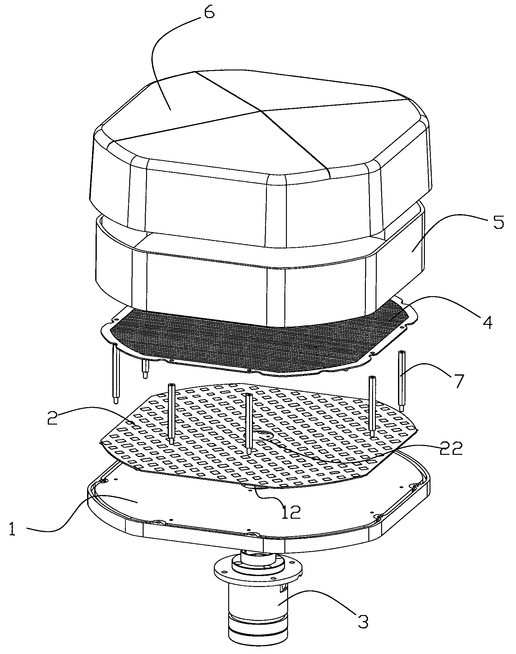 Flat plate reflective array antenna