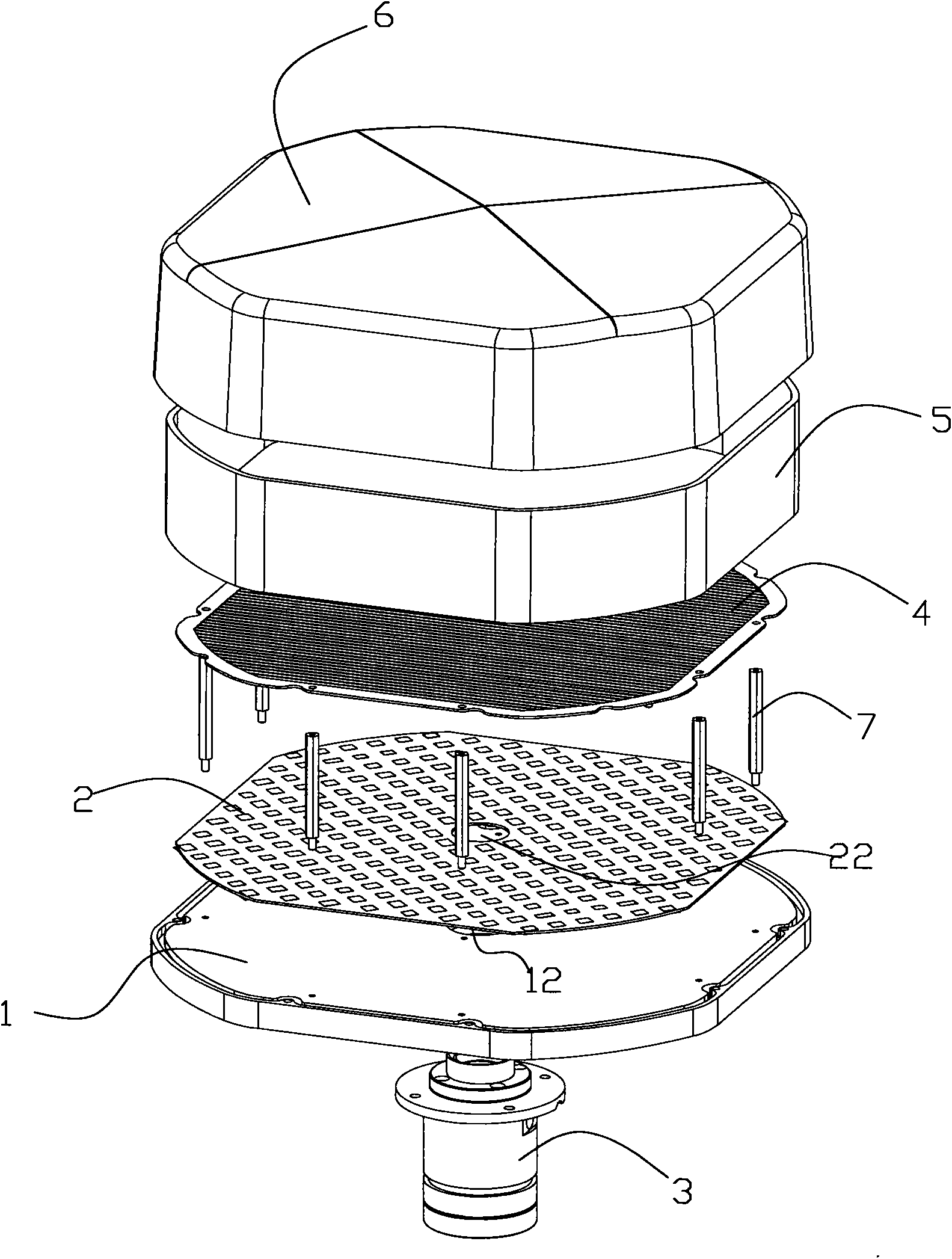 Flat plate reflective array antenna