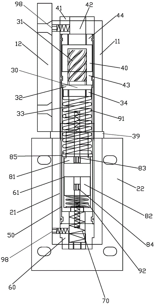 Highly-sealed door hinge capable of adjusting angle positioning and achieving self closing