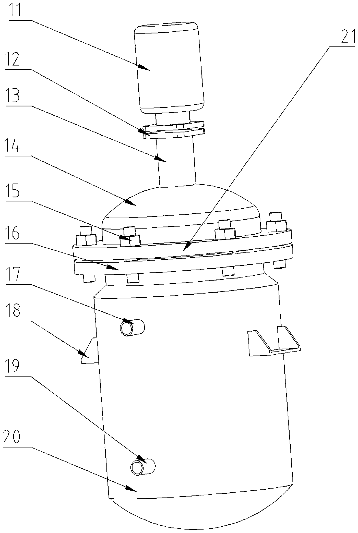 Reaction kettle with accurate temperature control