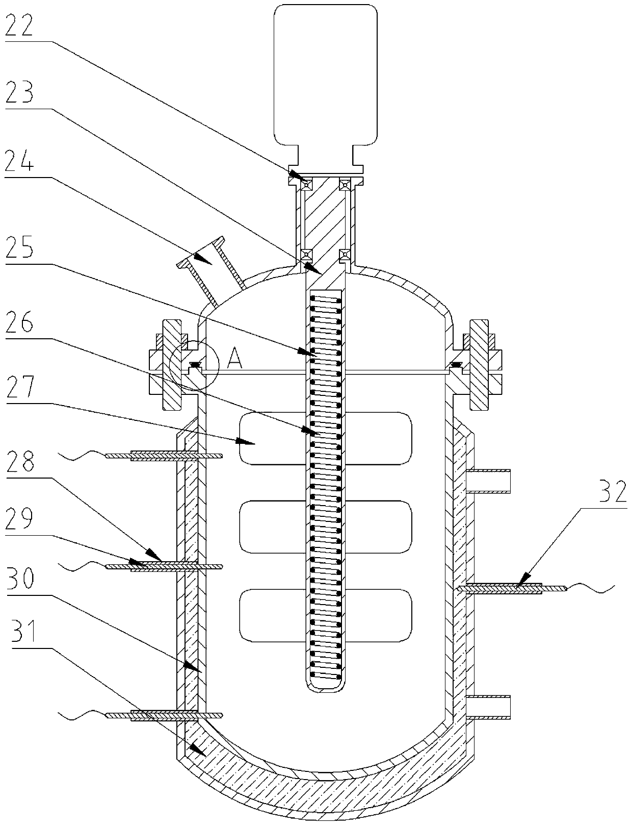 Reaction kettle with accurate temperature control