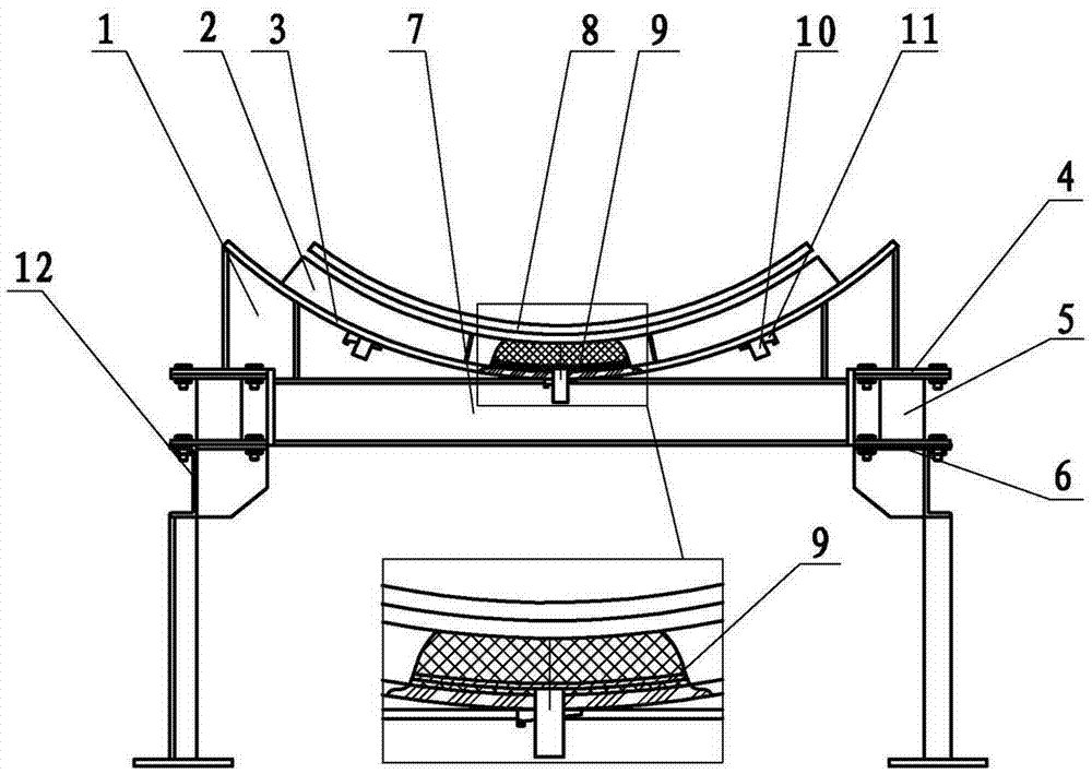 A Conveyor Belt Buffer Chute Withstanding Big Impact