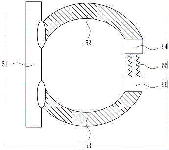 Weeding device for road greening