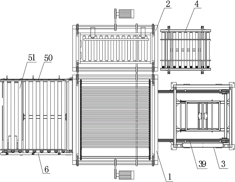 Full-automatic carton stacking production line