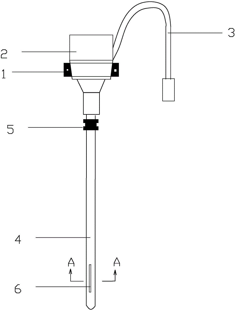 A kind of run-proof tubular venous catheter