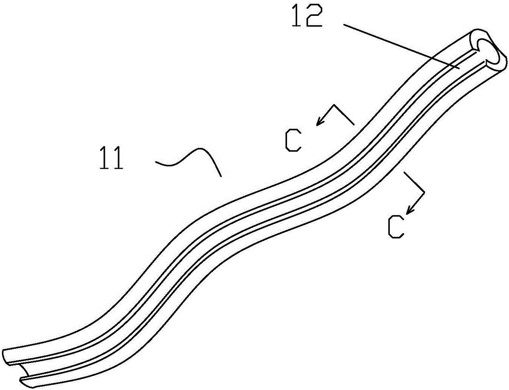 A kind of run-proof tubular venous catheter