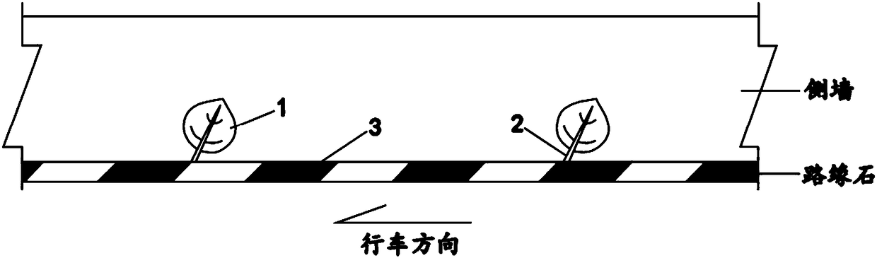 A multi-color rhythmic urban tunnel entrance guidance system