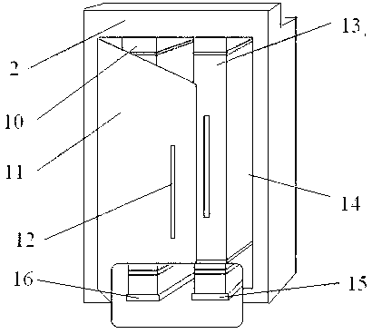 Ticket card collecting and storing controlling device of highway toll station