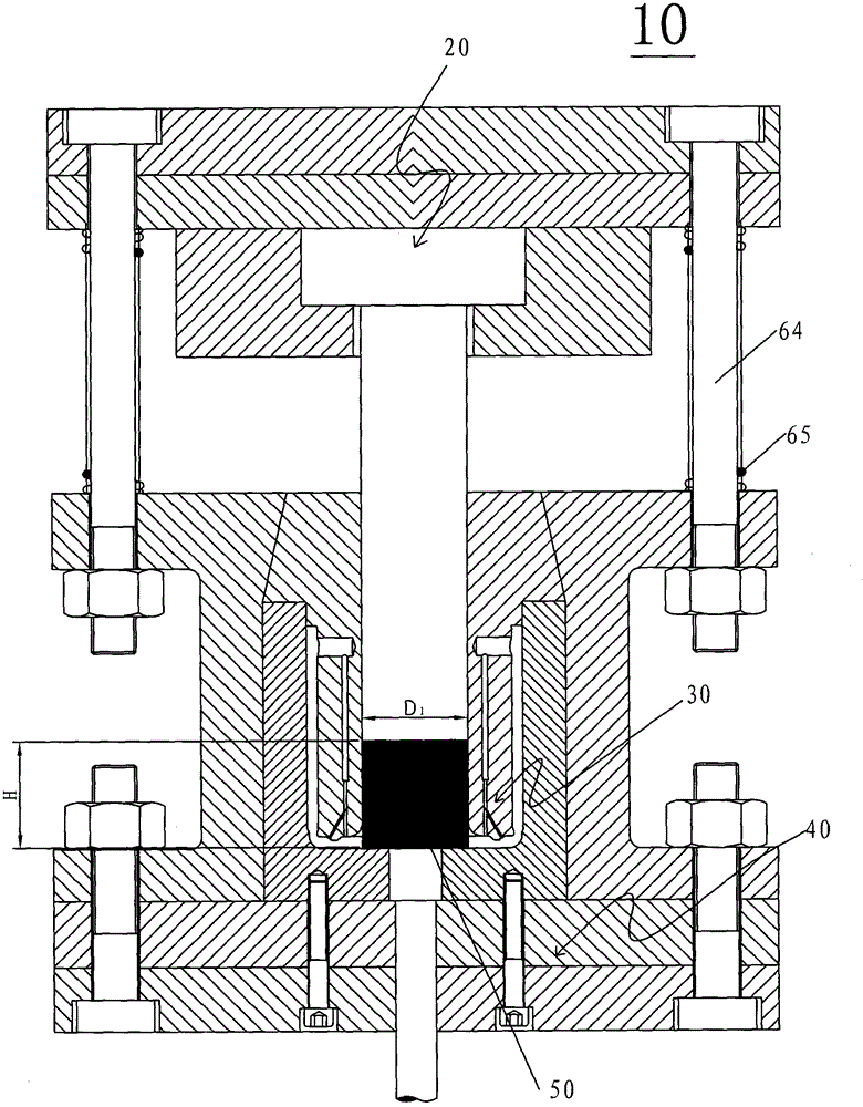 Circular channel and corner based extruding and moulding mold and circular channel and corner based extruding and moulding method of magnesium alloy cup-shaped component