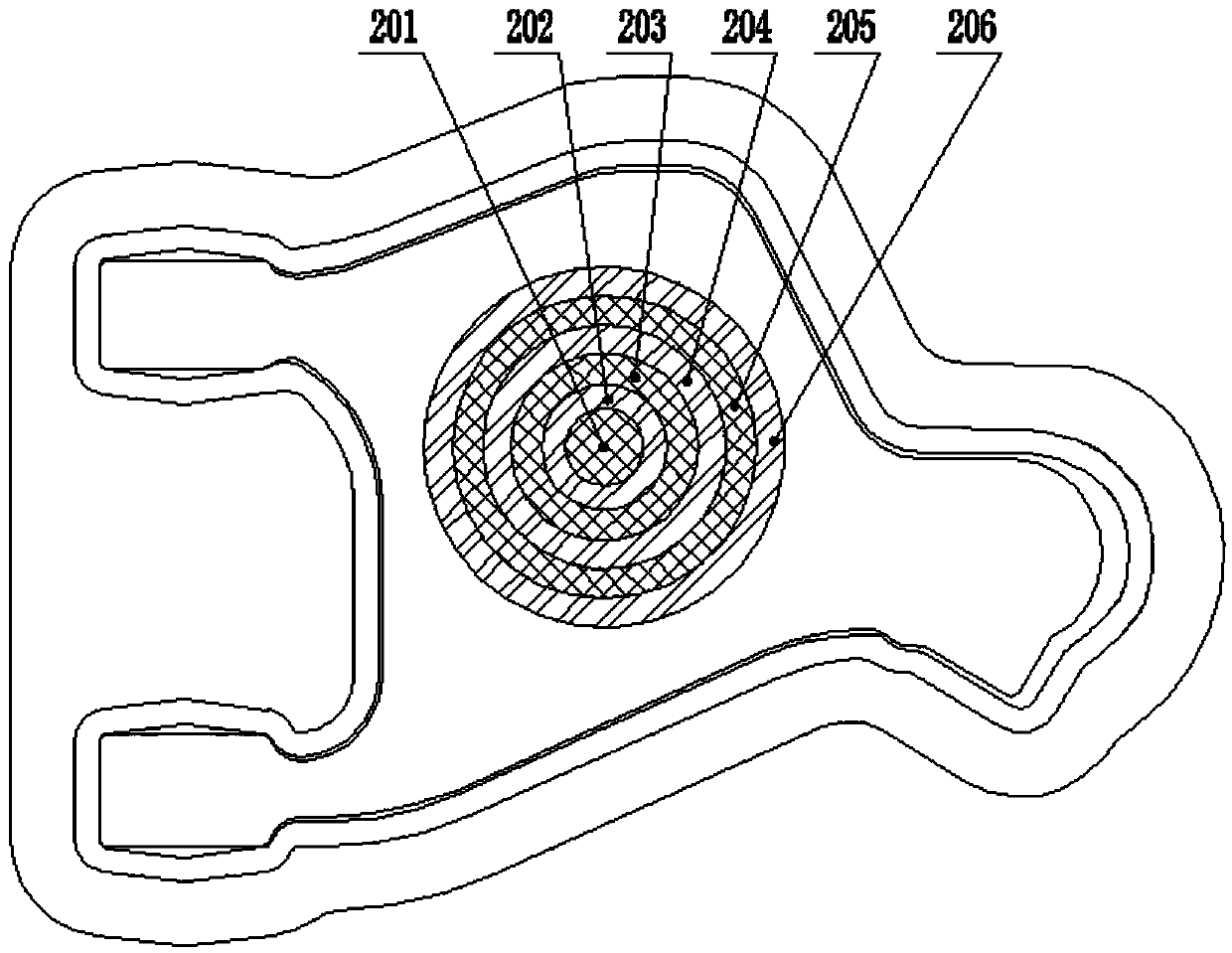 Processing technology of molded surface of high-strength wear-resistant titanium alloy forging mold