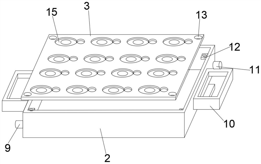 Mold structure for forming and processing bionic bait