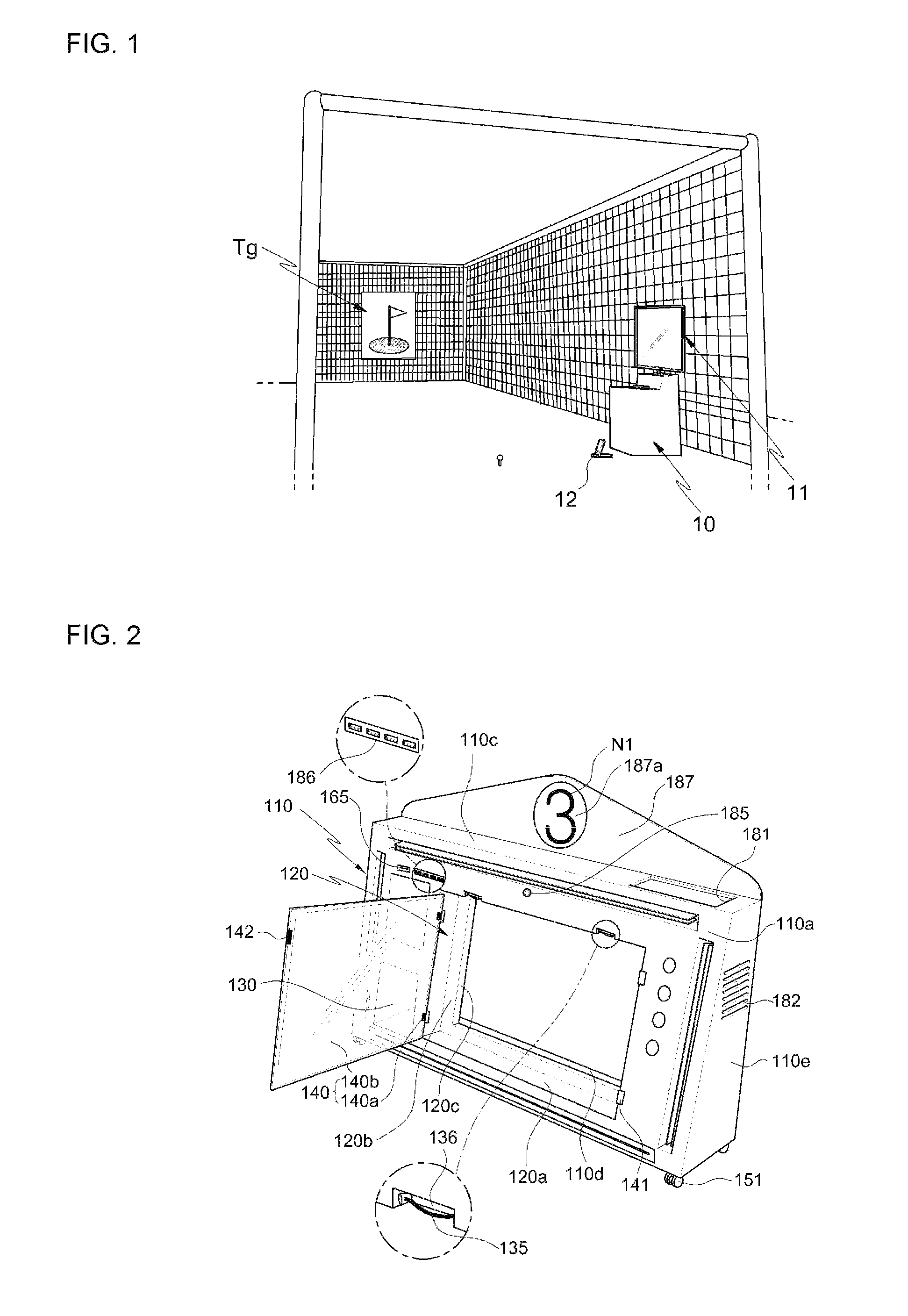 Housing-type golf-simulation apparatus