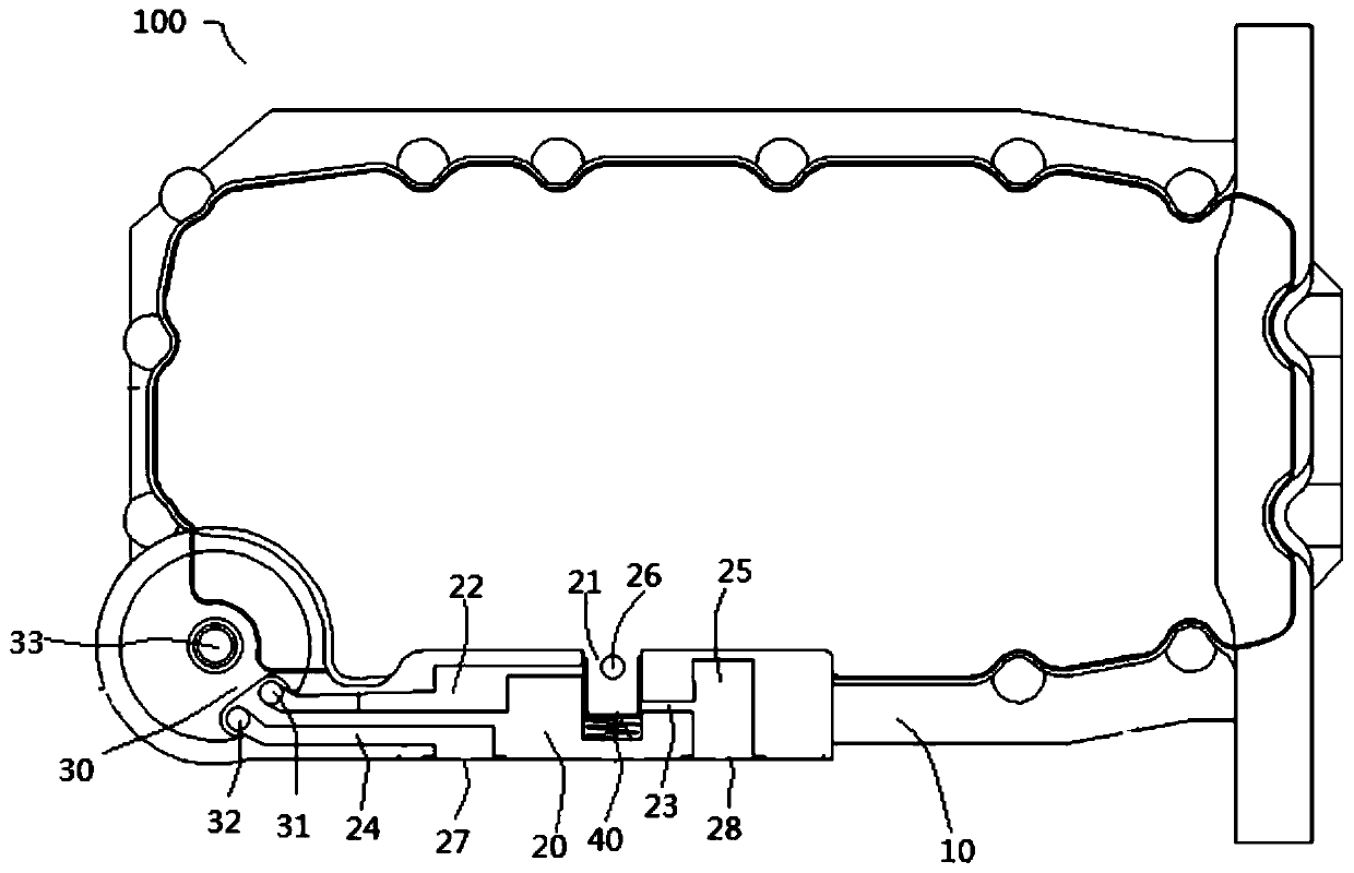 Oil pan and engine