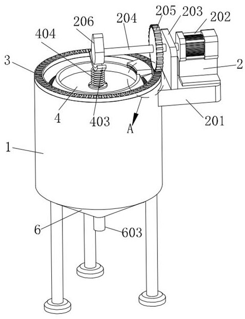 Mashing device for mashed garlic production and processing