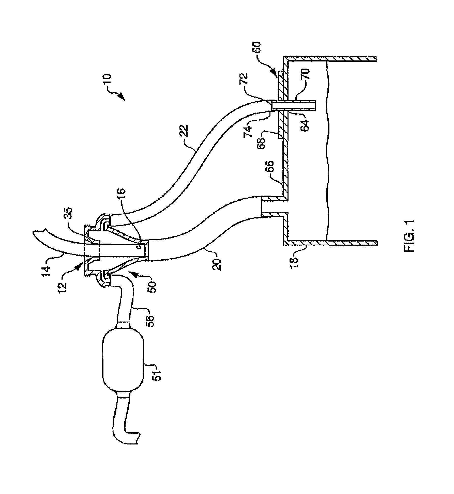 Fuel overflow prevention device