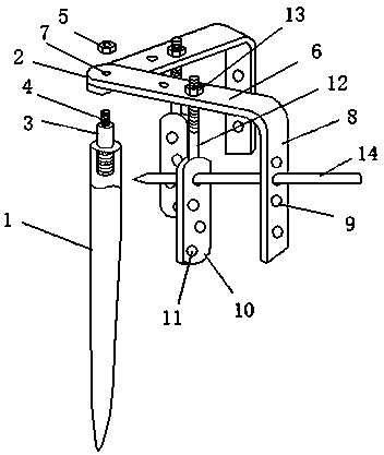 Bone block fixing device for proximal humerus comminuted fractures