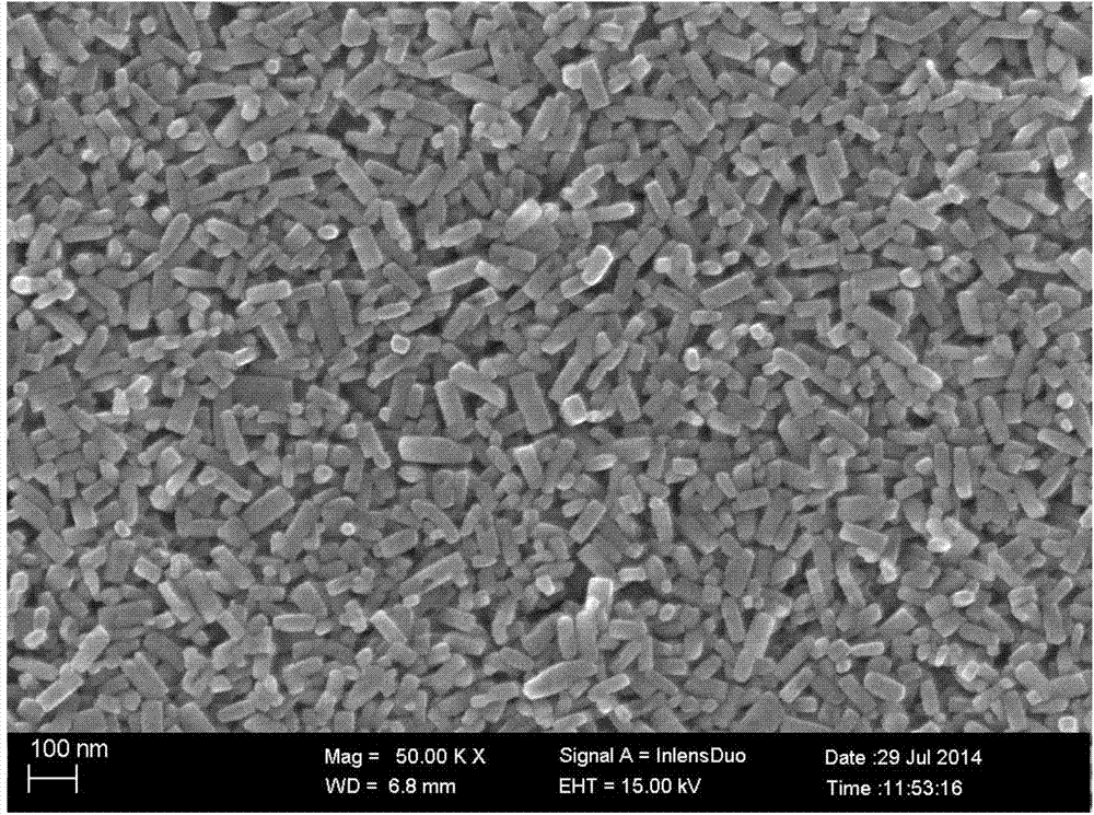 Nanorod-like lithium manganese phosphate anode material and preparation method thereof