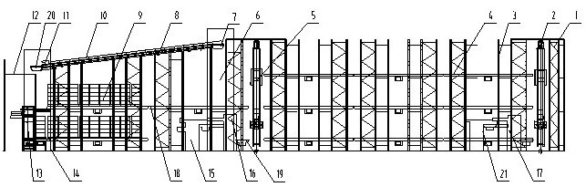 Warehousing method and equipment for intensive logistic warehouses