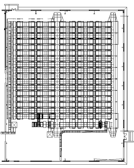 Warehousing method and equipment for intensive logistic warehouses