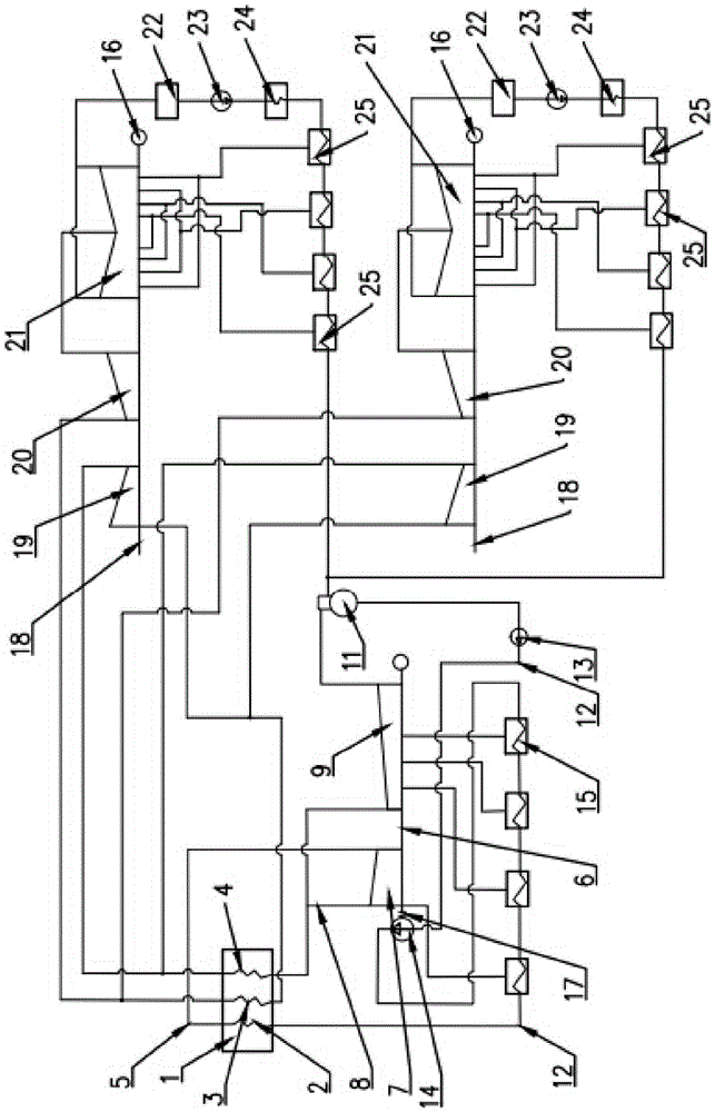 Multi-steam turbine combined power generation type ultra-supercritical unit