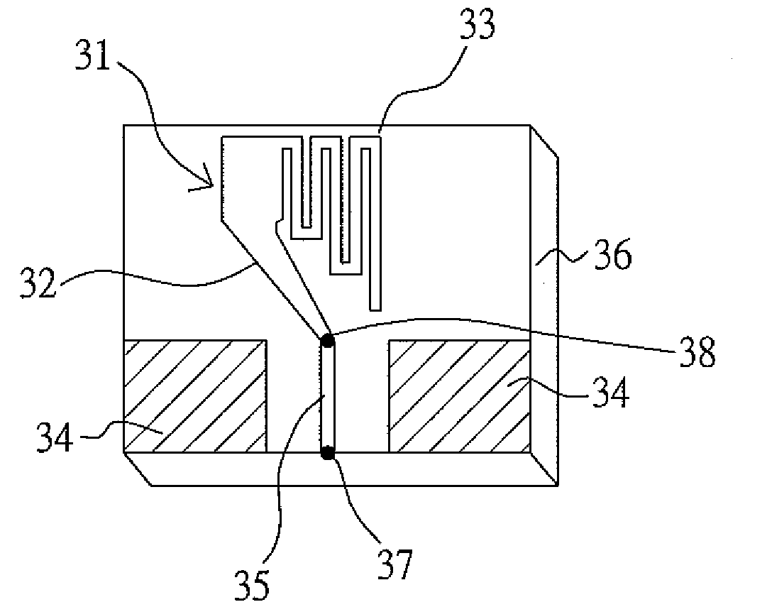 Dual band flat antenna