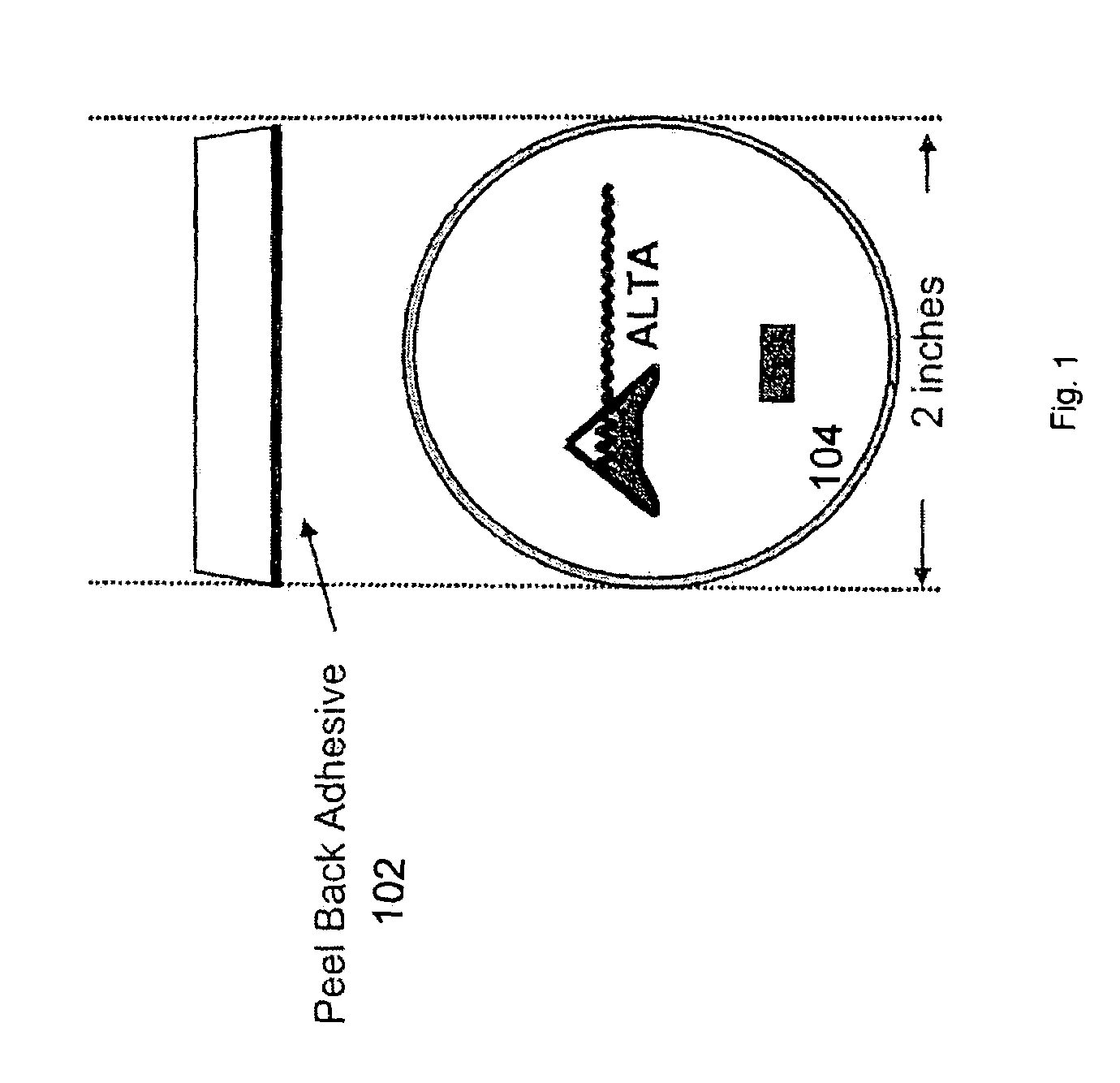 Monitoring and recording tag with RF interface and indicator for fault event