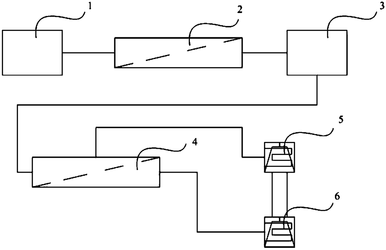 Nanofiltration membrane blending based high salinity wastewater zero discharge processing method and device