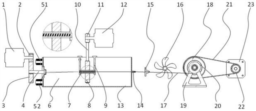 A preparation method of hybrid fiber reinforced resin matrix composite material 3D printing filament