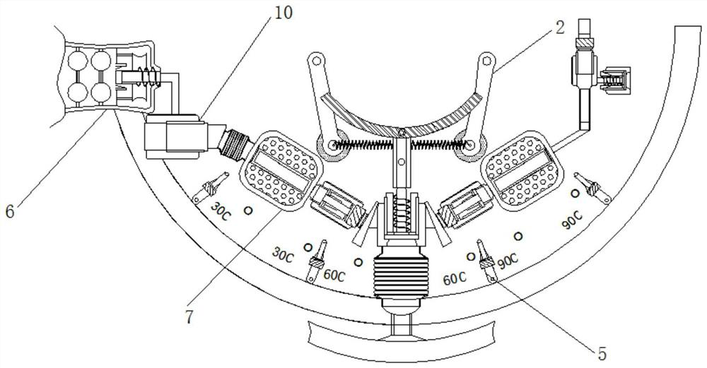 Reaction kettle control valve capable of realizing automatic flow control through time delay structure