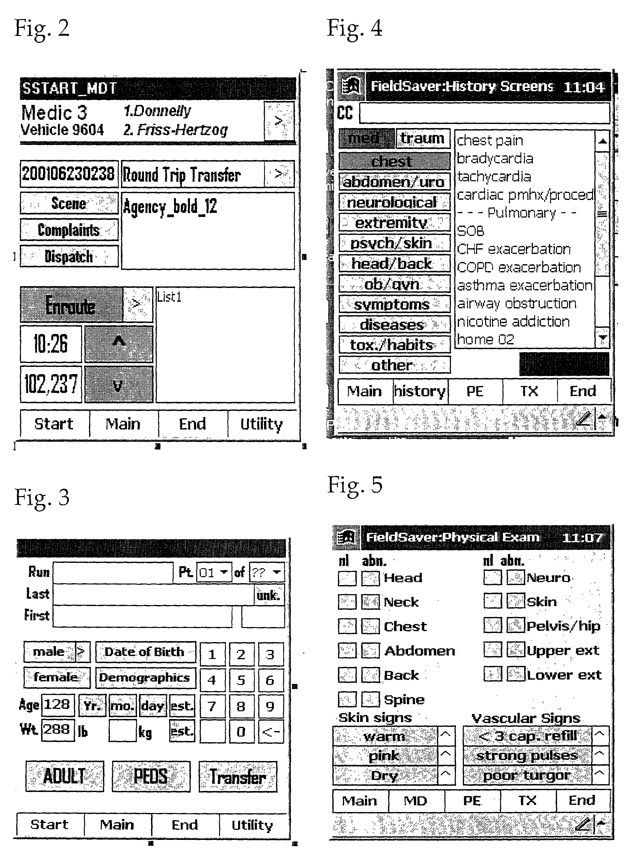 Customizable handheld computer data collection and report generation software