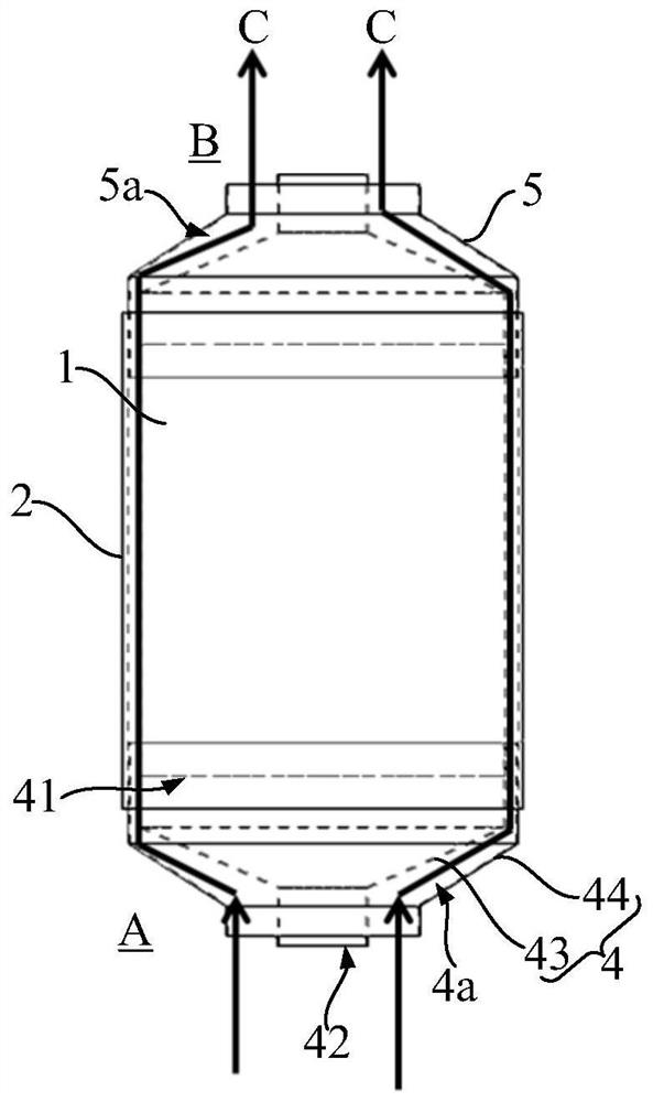 Catalytic converter and method of assembly thereof