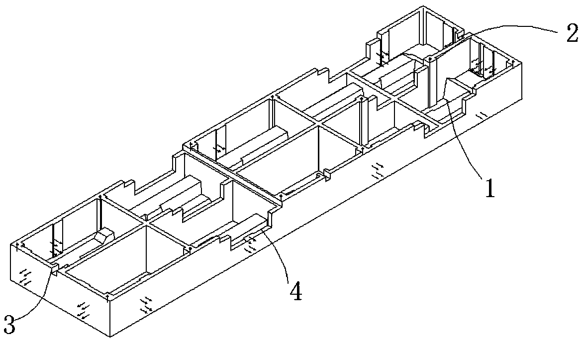 Home appliance door type plate casting process based on V method