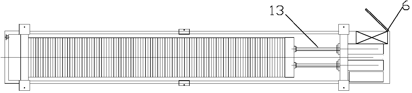 Electrodialysis oxidation method diaphragm sheet frame sludge dewatering machine